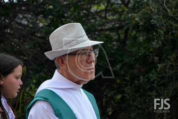 Procesión de Santa Agueda y la Virgen de Lourdes en Telde (Foto Francisco Javier Santana)